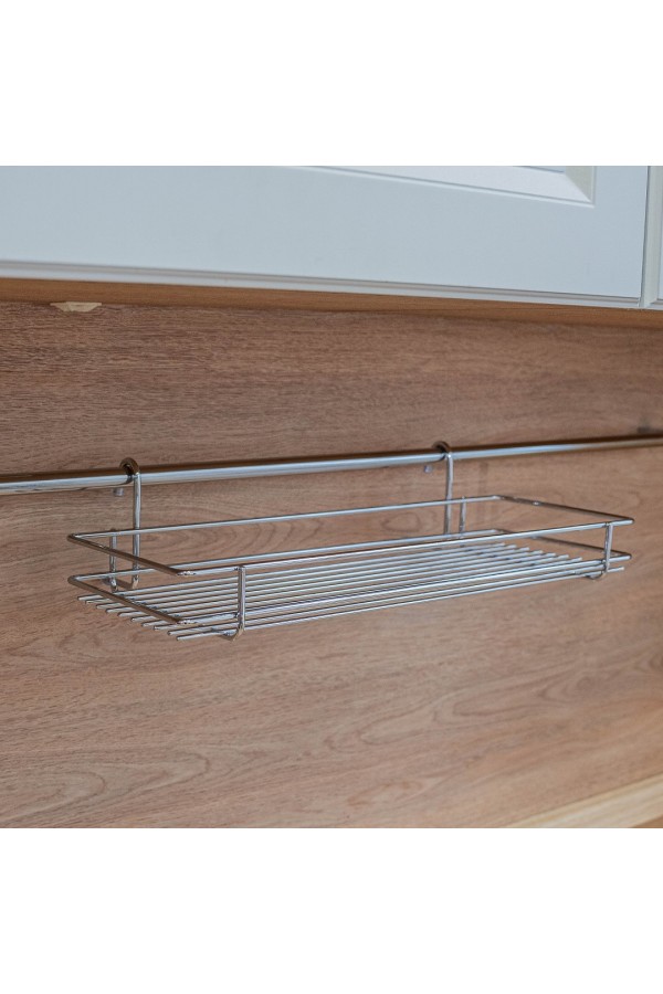 Полка широкая короткая, хром