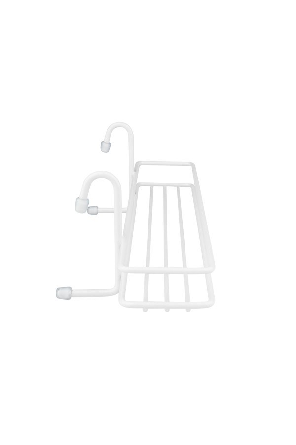 Полка для специй короткая, белый матовый