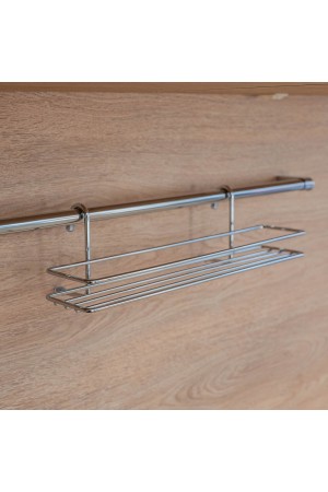 Полка для специй короткая, хром