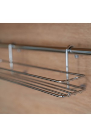 Полка для специй короткая, хром