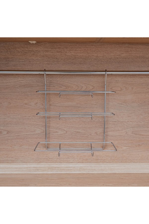 Полка для рулонов и бумажного полотенца, хром