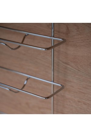 Полка для рулонов и бумажного полотенца, хром