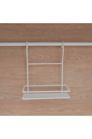 Полка одинарная малая, белый матовый