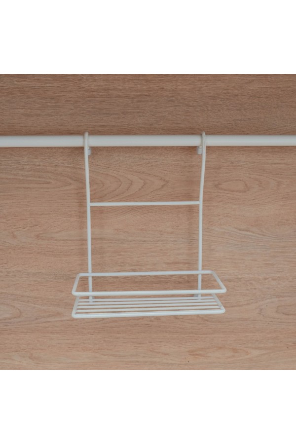 Полка одинарная малая, белый матовый