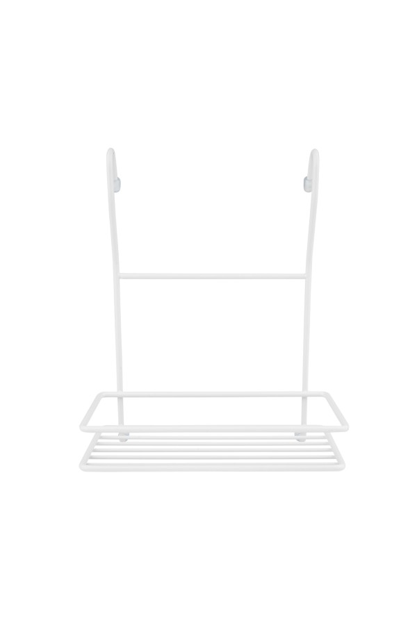 Полка одинарная малая, белый матовый