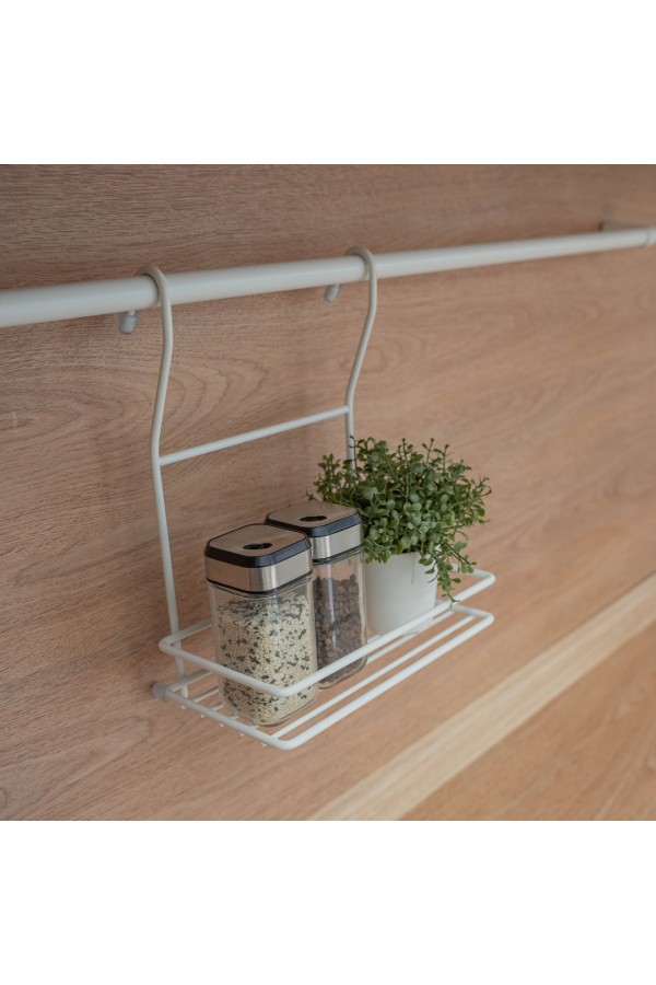 Полка одинарная малая, белый матовый