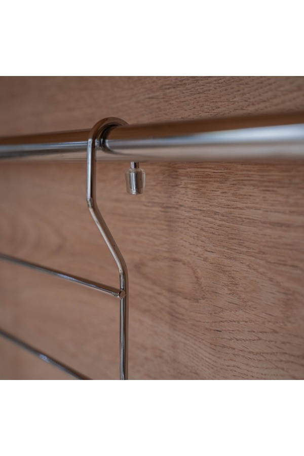 Полка двухъярусная малая для банок, хром