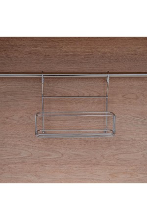 Полка одноярусная малая для банок, хром