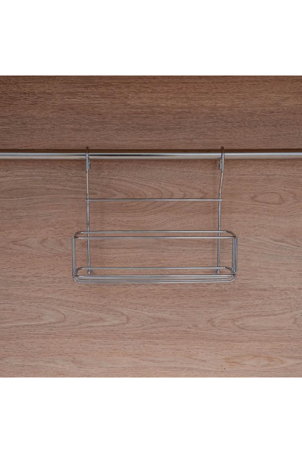 Полка одноярусная малая для банок, хром