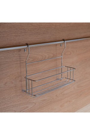 Полка одноярусная малая для банок, хром