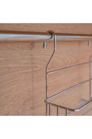 Полка одноярусная малая для банок, хром