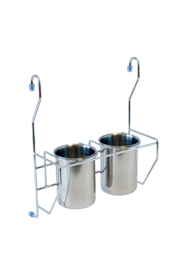 Стакан для столовых приборов (2 шт.), хром