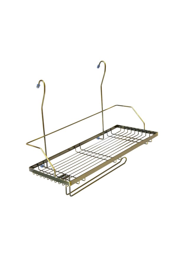 Полка с держателем для полотенца, античная бронза