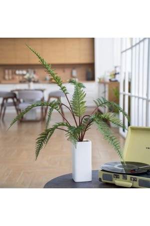 Папоротник в керамическом горшке, Д110 Ш110 В930