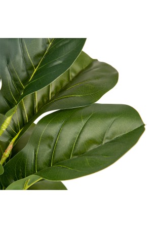 Фикус в цементном горшке с подставкой из МДФ, Д140 Ш140 В690