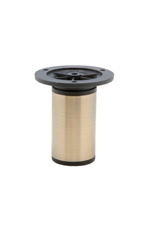 Опора мебельная регулируемая малая, 100 мм, античная бронза