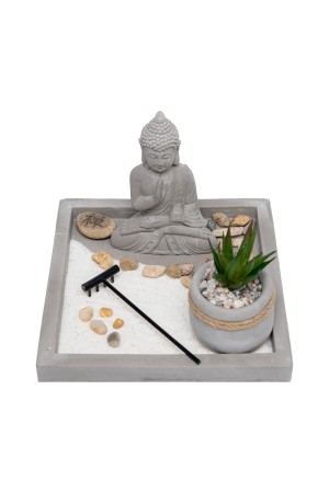 Декор сет Будда, Д200 Ш200 В110, серый