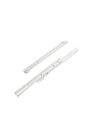 Комплект роликовых направляющих 300 мм (толщина 0.8 мм), белый