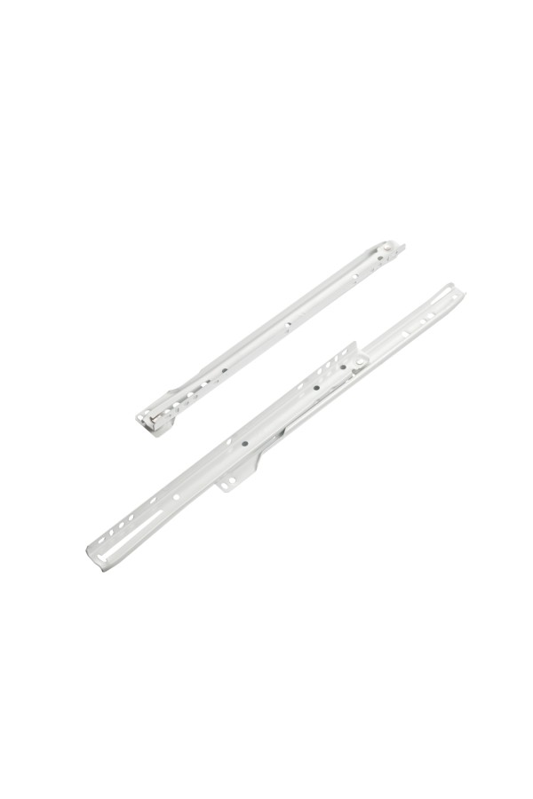 Комплект роликовых направляющих 300 мм (толщина 0.8 мм), белый