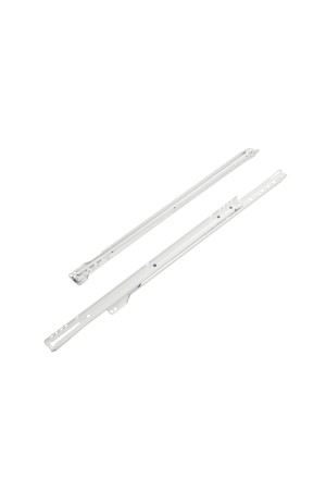 Комплект роликовых направляющих 500 мм (толщина 0.8 мм), белый
