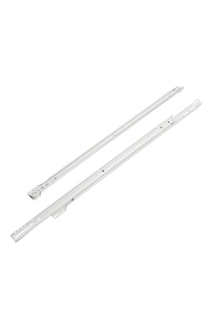 Комплект роликовых направляющих 550 мм (толщина 0.8 мм), белый