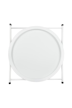 Столик складной металлический, Д470 Ш470 В505, белый