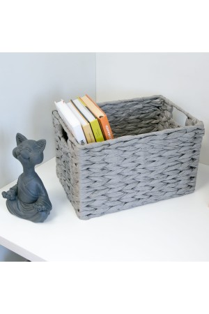 Корзина стеллажная "Колос", Д310 Ш220 В190, серый
