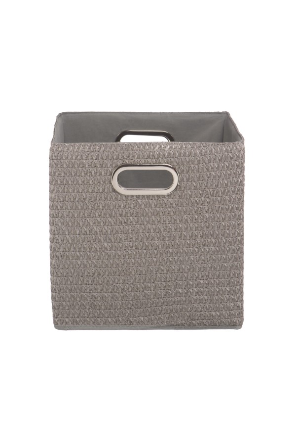 Короб для хранения складной, Д310 Ш310 В310, серый