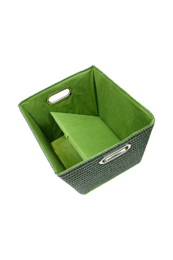 Короб для хранения складной, Д310 Ш310 В310, зеленый