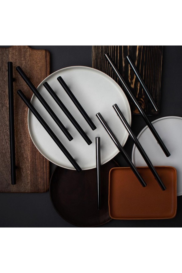 Ручка-рейлинг Ø12 мм, 192 мм, черный хром