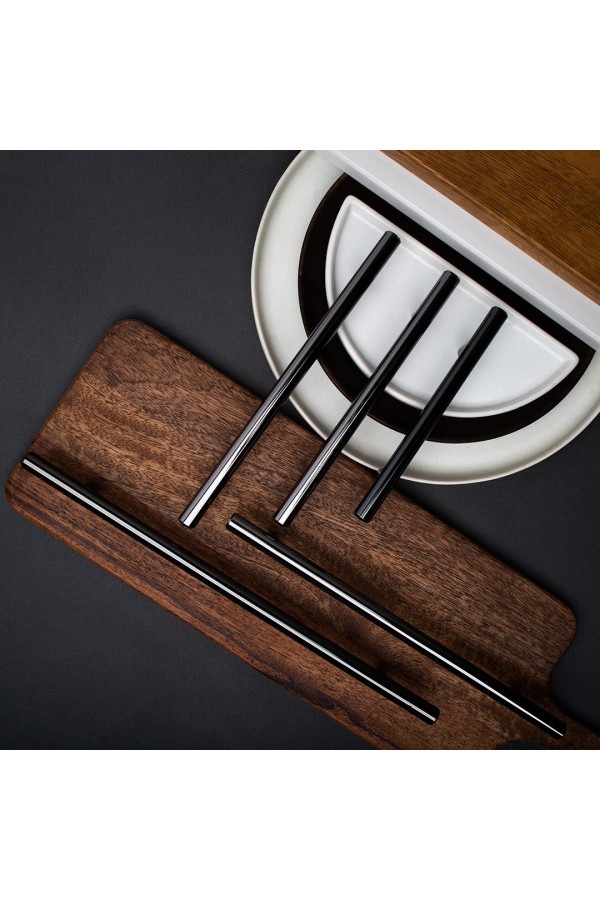 Ручка-рейлинг Ø12 мм, 192 мм, черный хром