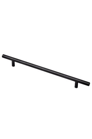 Ручка-рейлинг Ø12 мм, 256 мм, матовый черный