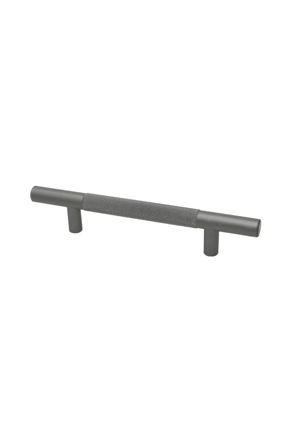 Ручка-рейлинг Ø12 мм, Knurling 96 мм, графит R-3080-96-GF