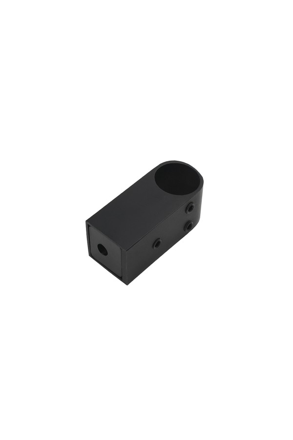 Держатель рейлинга модерн, черный матовый