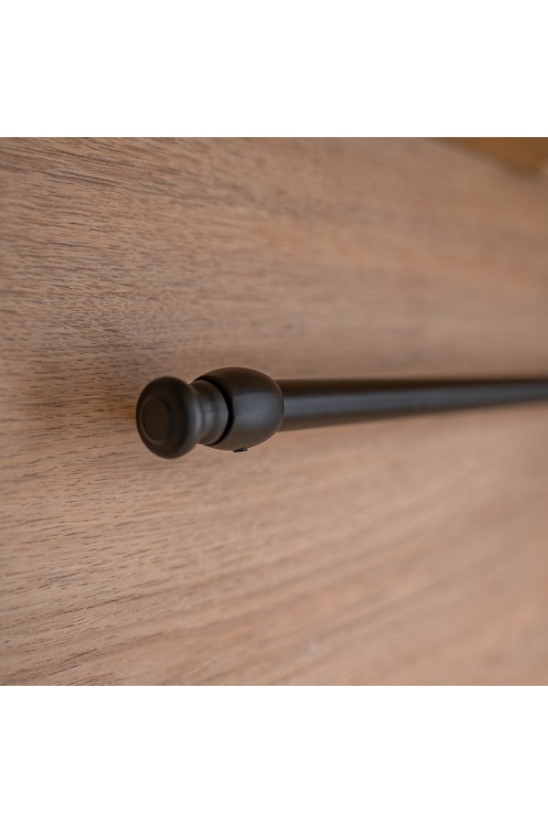 Держатель рейлинга традиция, черный матовый