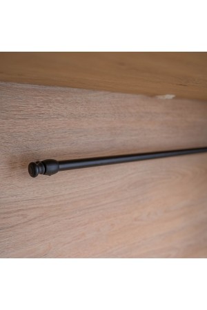 Держатель рейлинга традиция, черный матовый