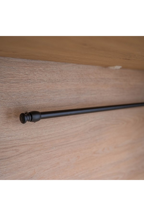 Держатель рейлинга традиция, черный матовый