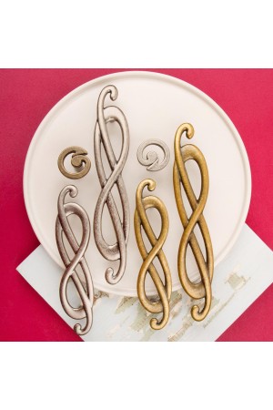 Ручка-кнопка, оксидированная бронза