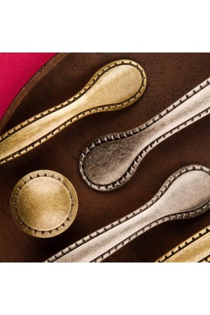 Ручка-кнопка, черненый старинный цинк