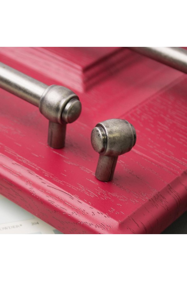 Ручка-кнопка, чернёный старинный цинк