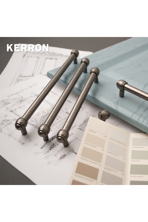 Ручка-кнопка, чернёный старинный цинк