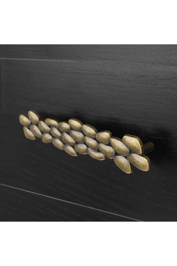 Ручка-скоба, 128 мм, оксидированная бронза