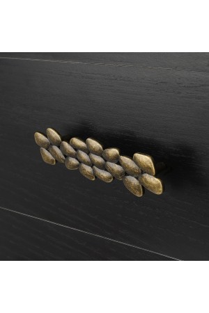 Ручка-скоба, 96 мм, оксидированная бронза