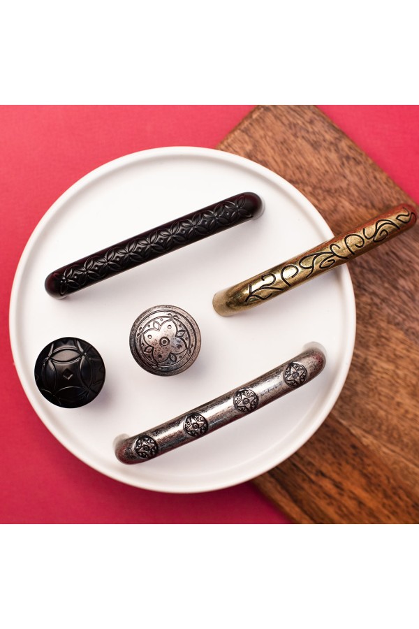 Ручка-скоба, 96 мм, оксидированная бронза