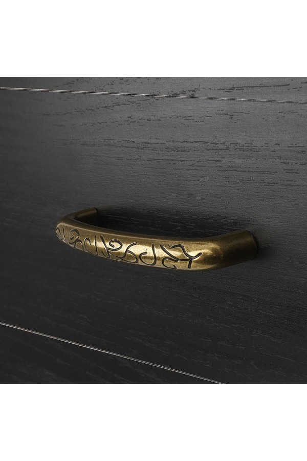 Ручка-скоба, 96 мм, оксидированная бронза