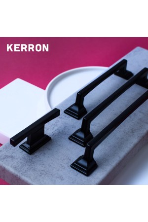 Ручка-скоба, 128 мм, матовый черный