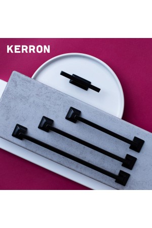 Ручка-скоба, 160 мм, матовый черный