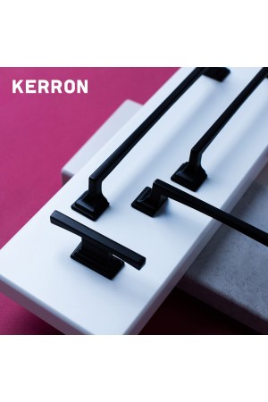 Ручка-скоба, 96 мм, матовый черный