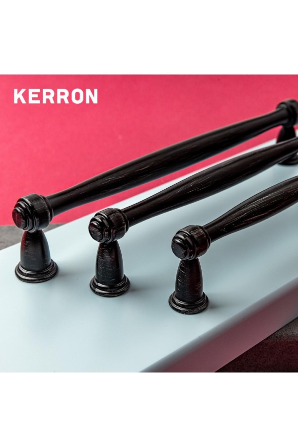 Ручка-скоба, 128 мм, античный чёрный