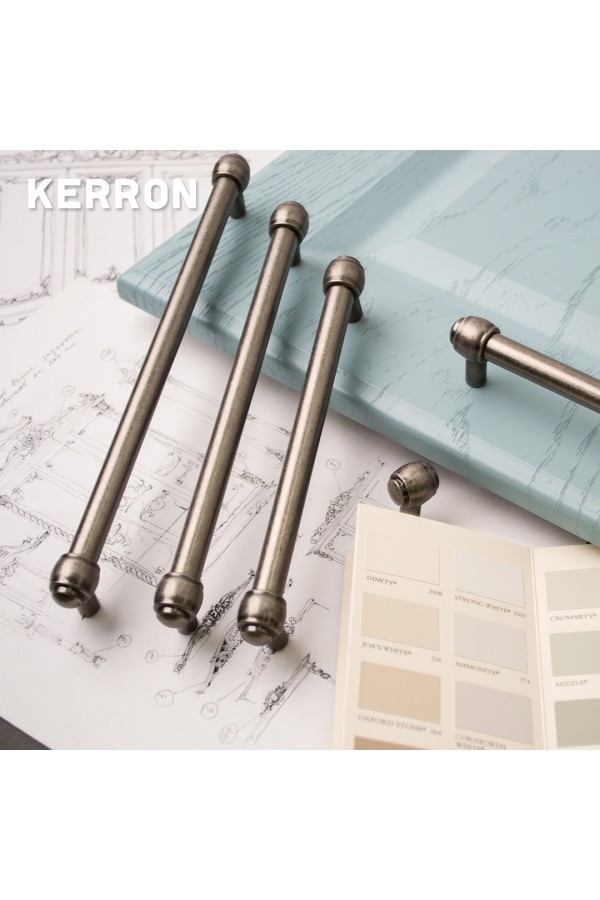 Ручка-скоба, 160 мм, чернёный старинный цинк